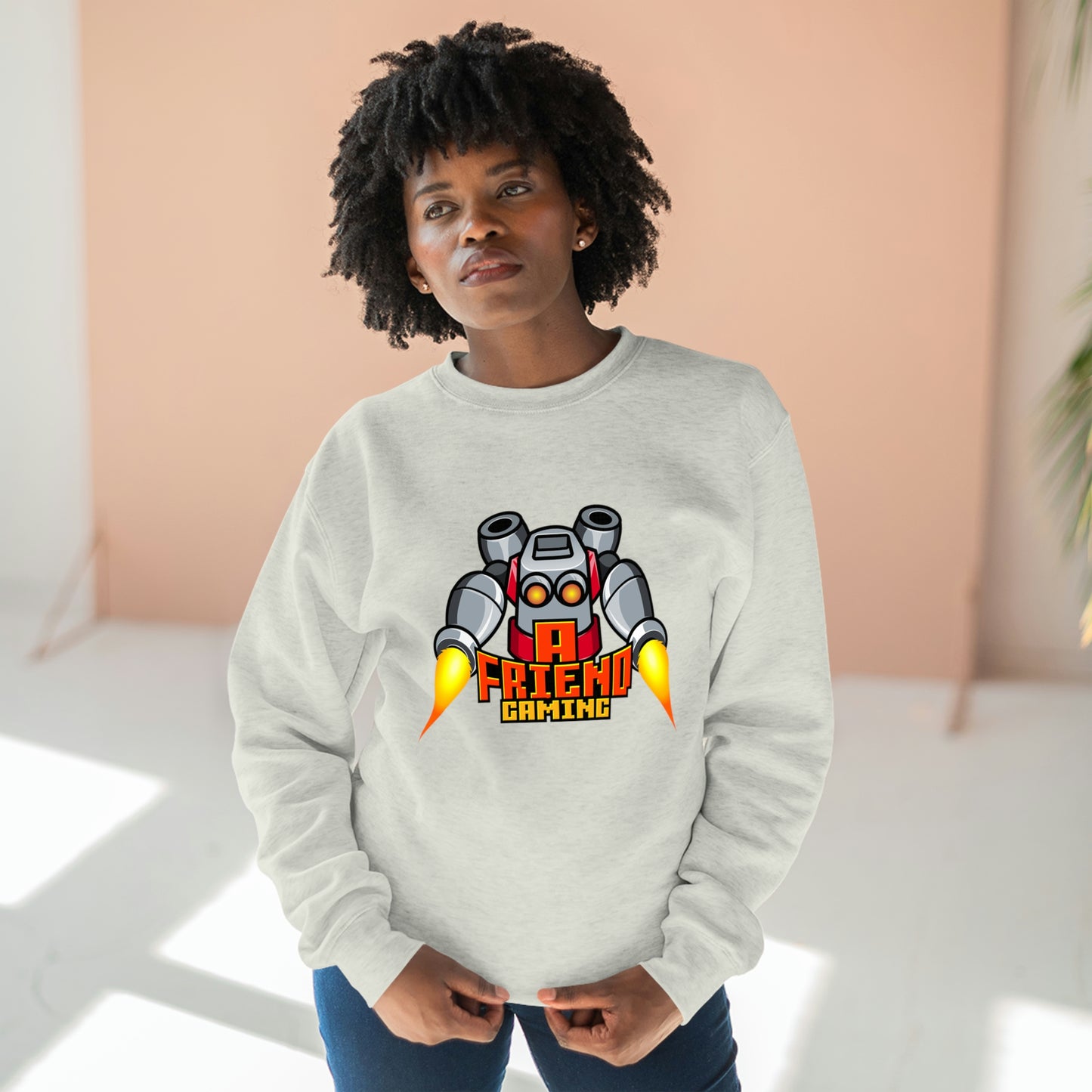 AFriend Gaming - Premium Crewneck Sweatshirt