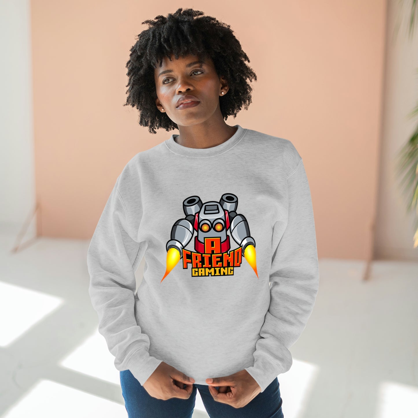 AFriend Gaming - Premium Crewneck Sweatshirt